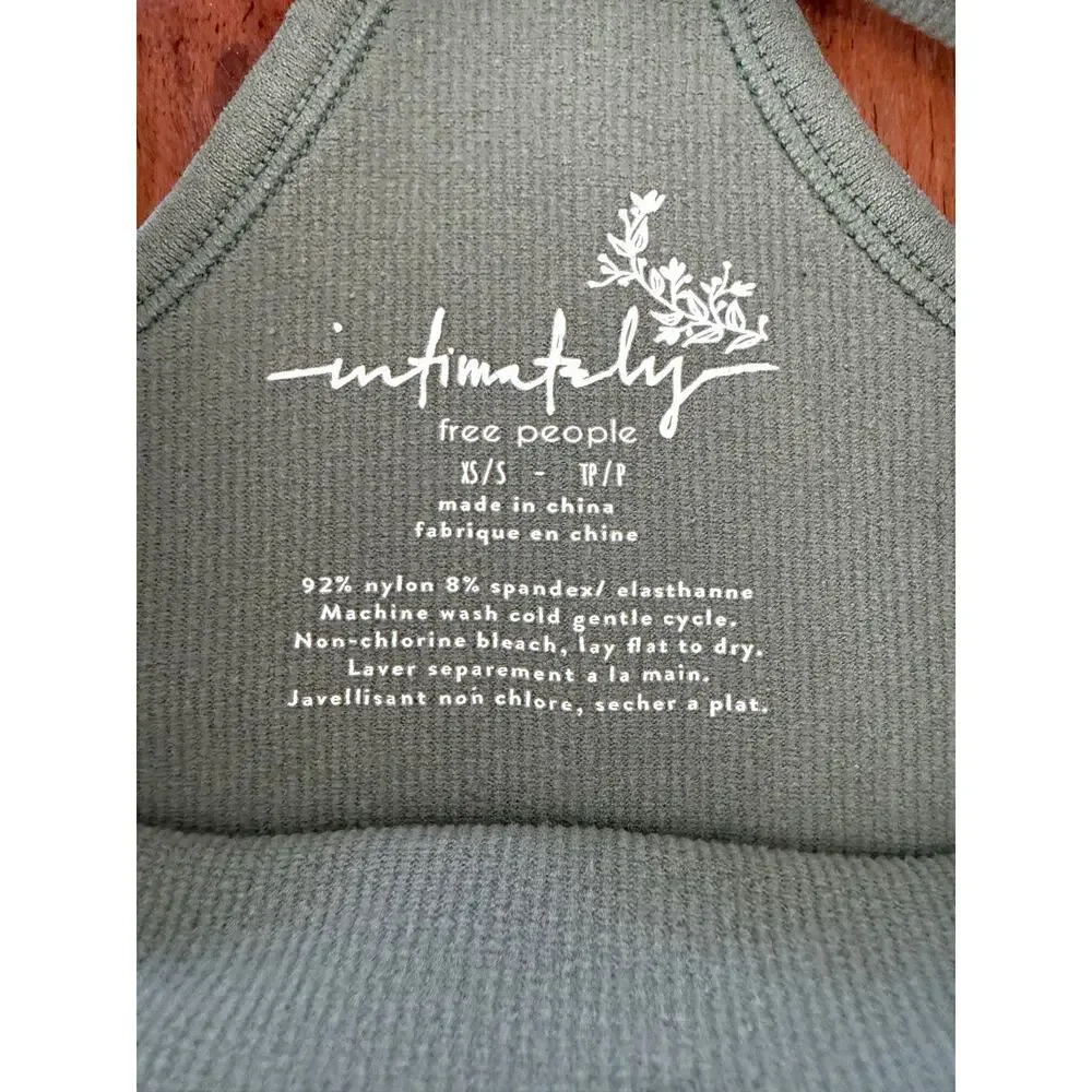 Free People Intimately Hayley Racerback Brami Tank Size XS/S